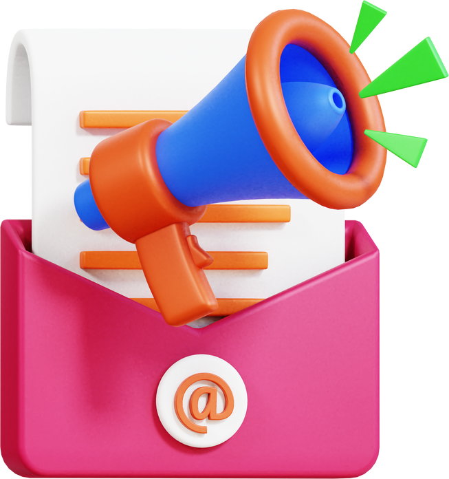 email marketing 3d icon